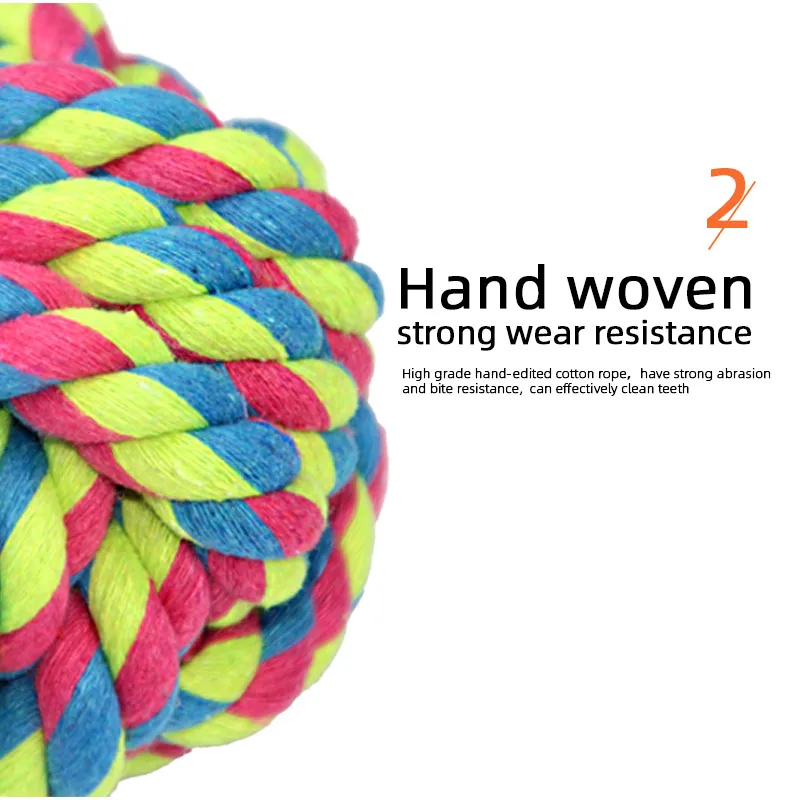 Mosodo собака игрушки щенок жевать прорезывания зубов хлопковая Веревка Узел