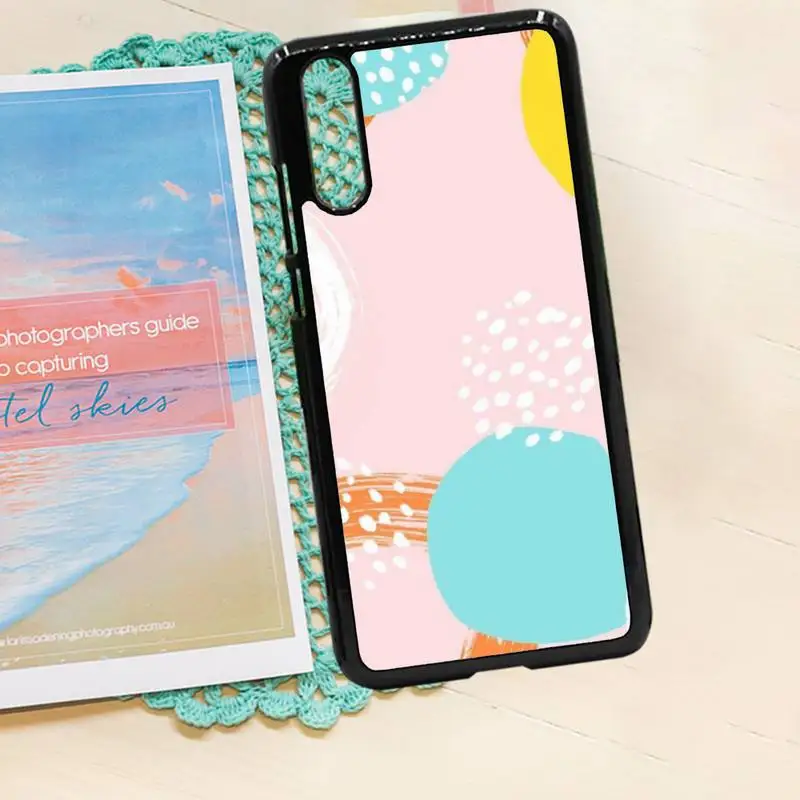 

World art pattern colorful aesthetics Phone Case PC for iPhone 11 12 pro XS MAX 8 7 6 6S Plus X 5S SE 2020 XR