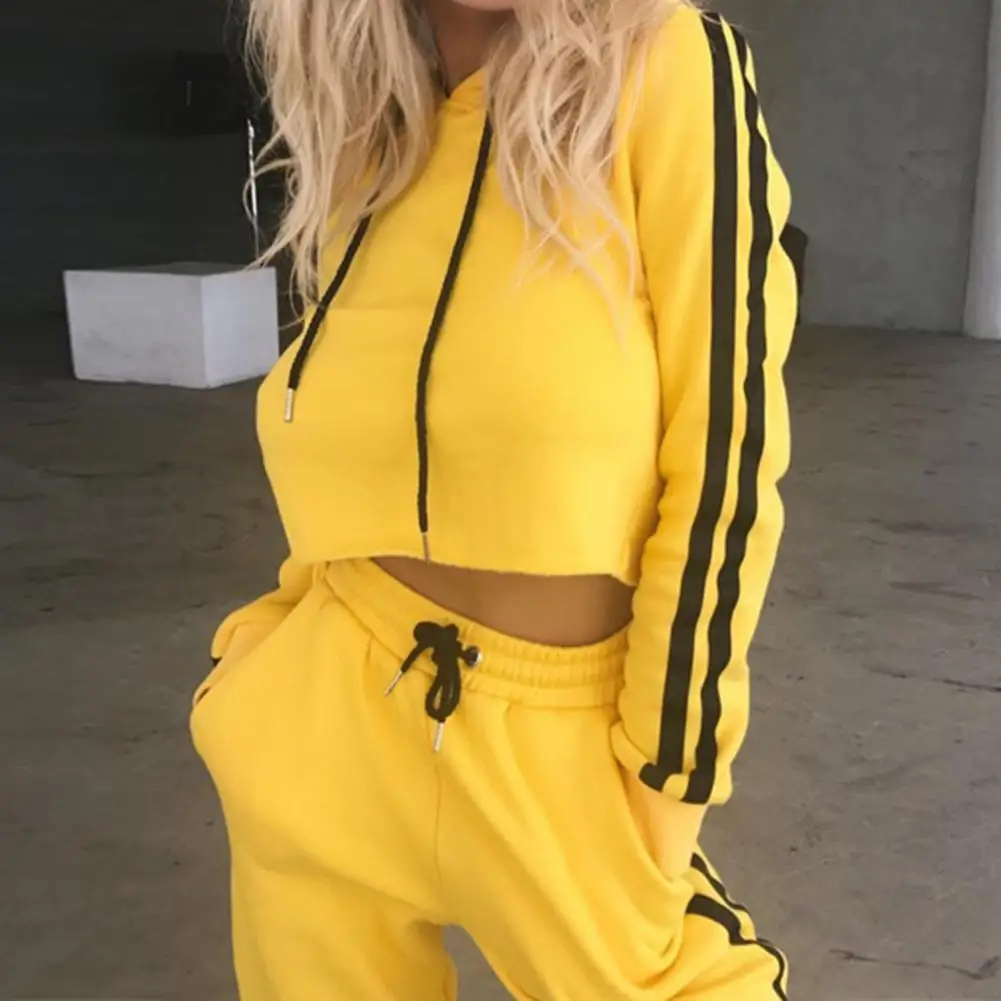 Комплект для йоги с капюшоном и длинными рукавами женская одежда фитнеса