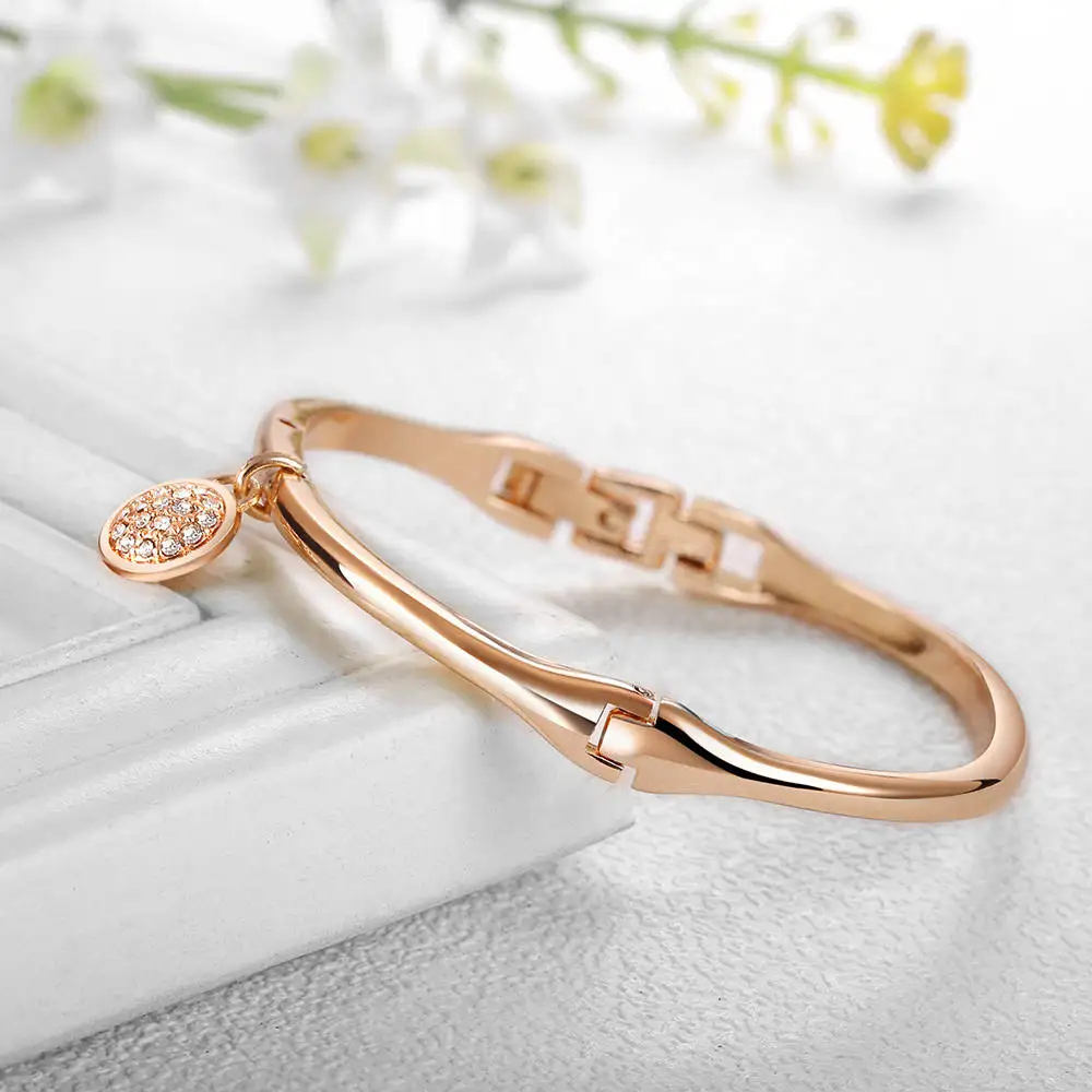 4 PCS Set Ginave Watch Women Rose Gold Diamond Bracelet Luxury Jewelry Ladies Female Girl Hour Casual Quartz Wristwatches | Наручные часы