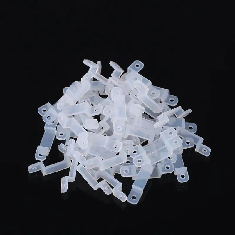 

12/14MM LED Strip Light Fastener Clips LED Strip Lights LED Clips Strip Clip Mounting Fixer For Fixing Flexible N3S8