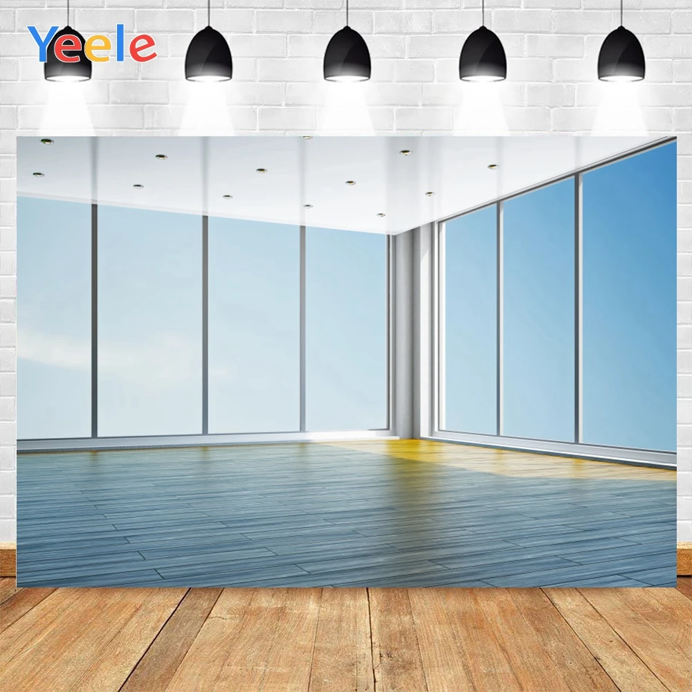 Фон Yeele для студийной фотосъемки в помещении с изображением окна бассейна и