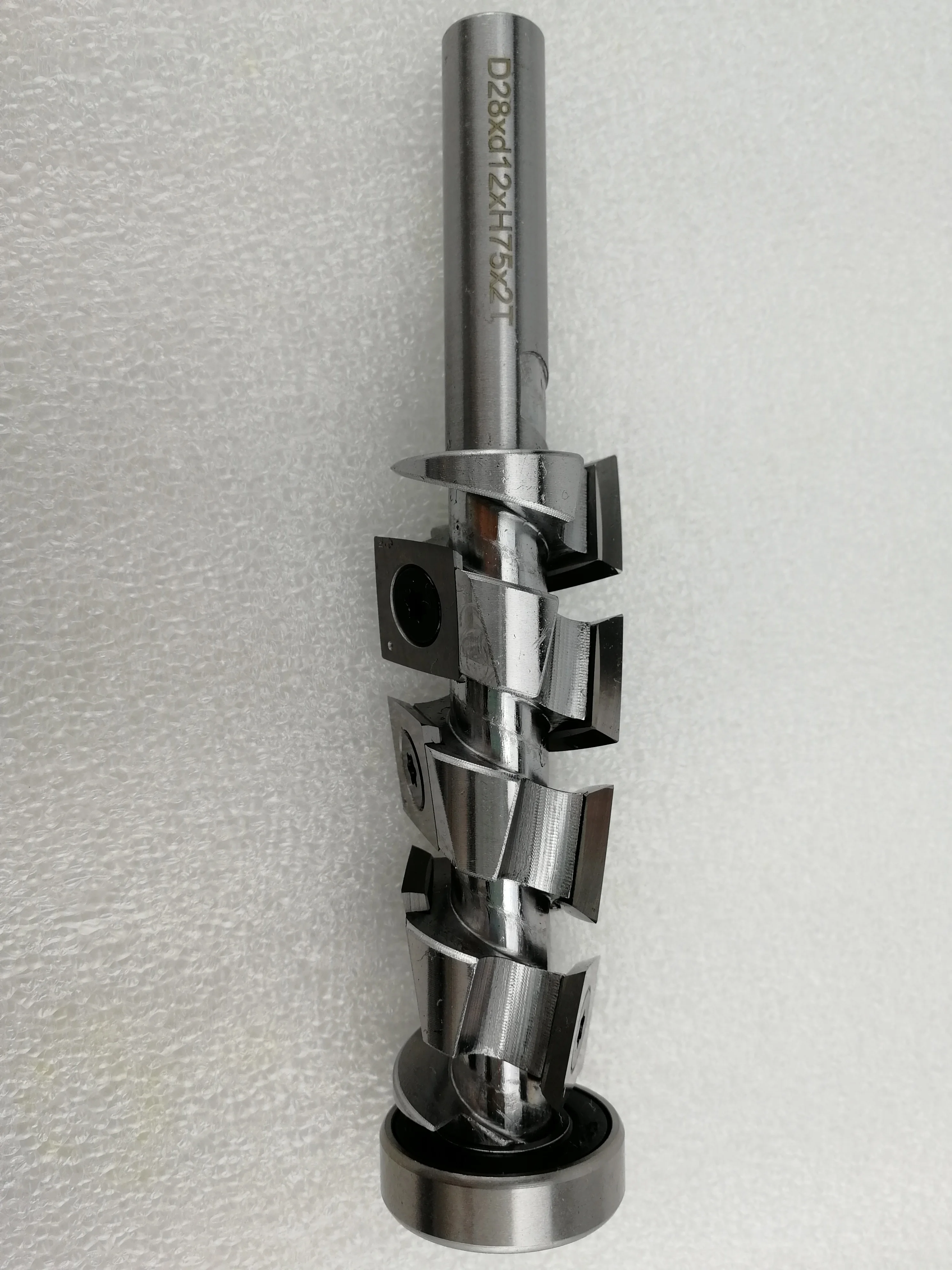 Спиральная фреза с ЧПУ LIVTER сменный стальной корпус высокоскоростная Концевая |