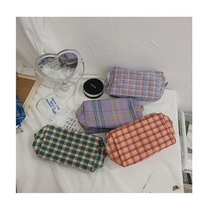 Чехол для канцелярских принадлежностей, Цветовая клетка в стиле бабушки, F6136