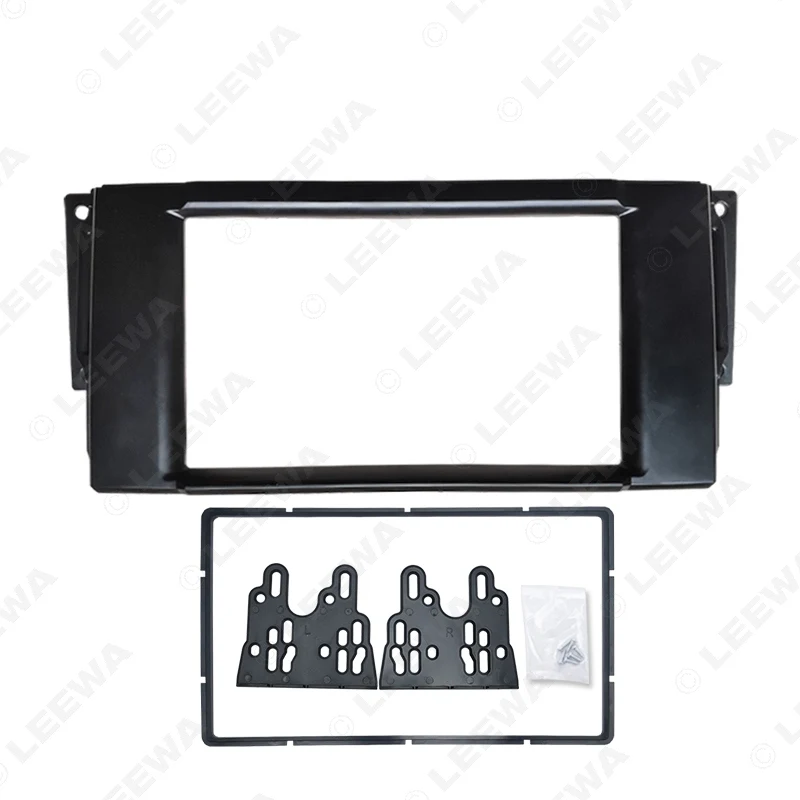LEEWA 2DIN Автомобильная CD/DVD Радио панель Рамка для Land Rover Range Rover/Freelander/Discovery приборной