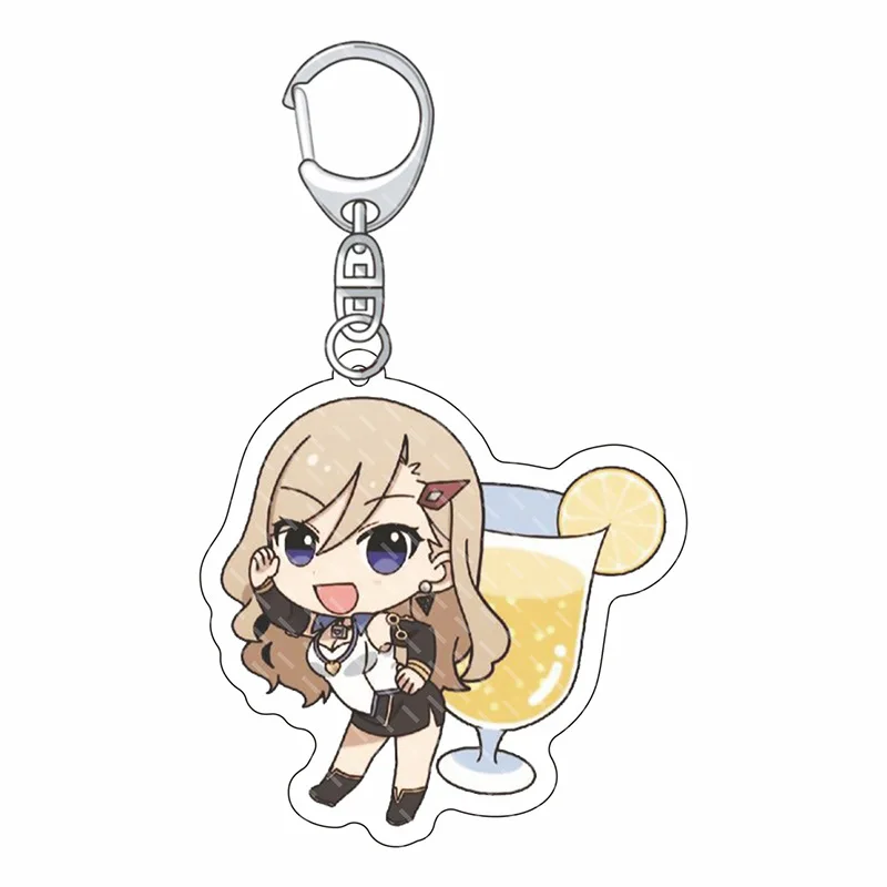 

Edens Zero Keychain Animation Cartoon Kawaii Character Shiki Granbell Rebecca Bluegarden Acrylic Keyring Women Man Trinket