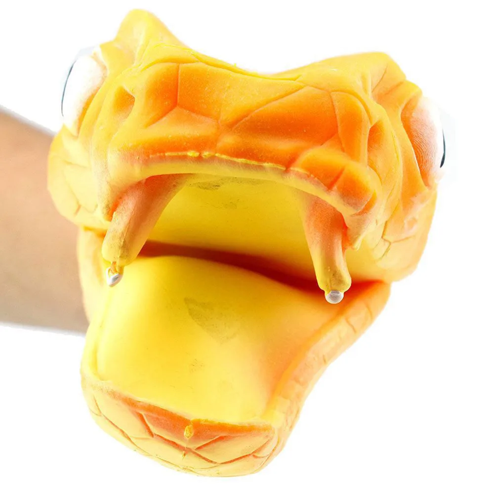 Кобра животные ручная кукла детские игрушки силикагель пародия реквизит 2 шт.