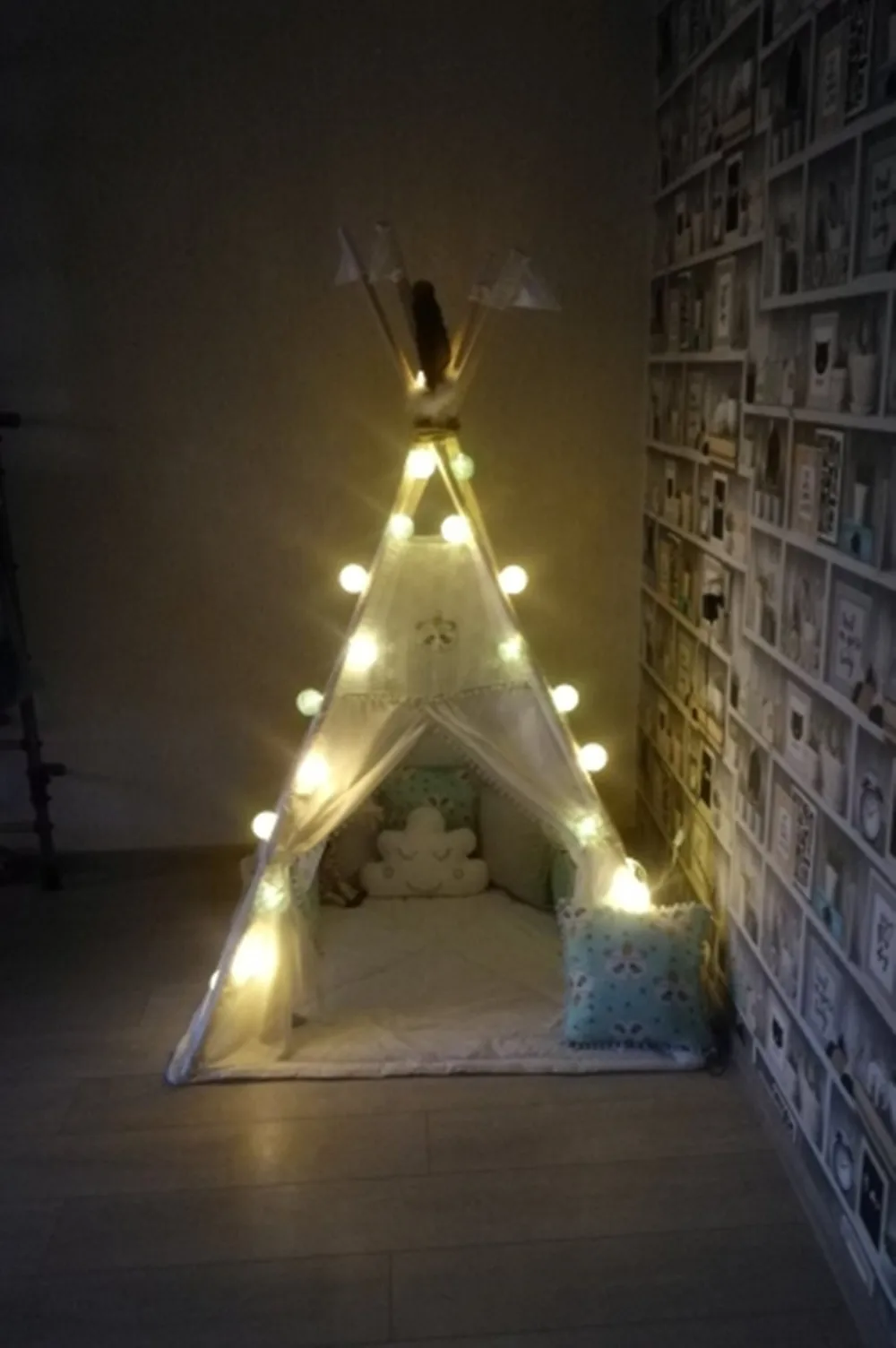 3 м 20LED/6 м 40LED ватным тампоном, гирлянда светильник Свадебная вечеринка Рождество дома наружной отделки лампочка для гирлянд струны штепсельная вилка европейского стандарта
