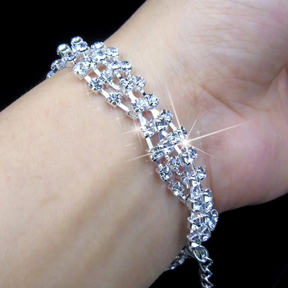 Модные браслеты со стразами для женщин и мужчин разноцветные ювелирные изделия