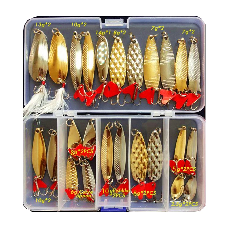 Светло-серый Hot Silver and Gold Brilliant Metal Jig Spoon Fishing Lure Set 10/20/25/35 PCS Sequin Kit Bait Fishing Tackle Winter Fishing - Цвет: Светло-серый
