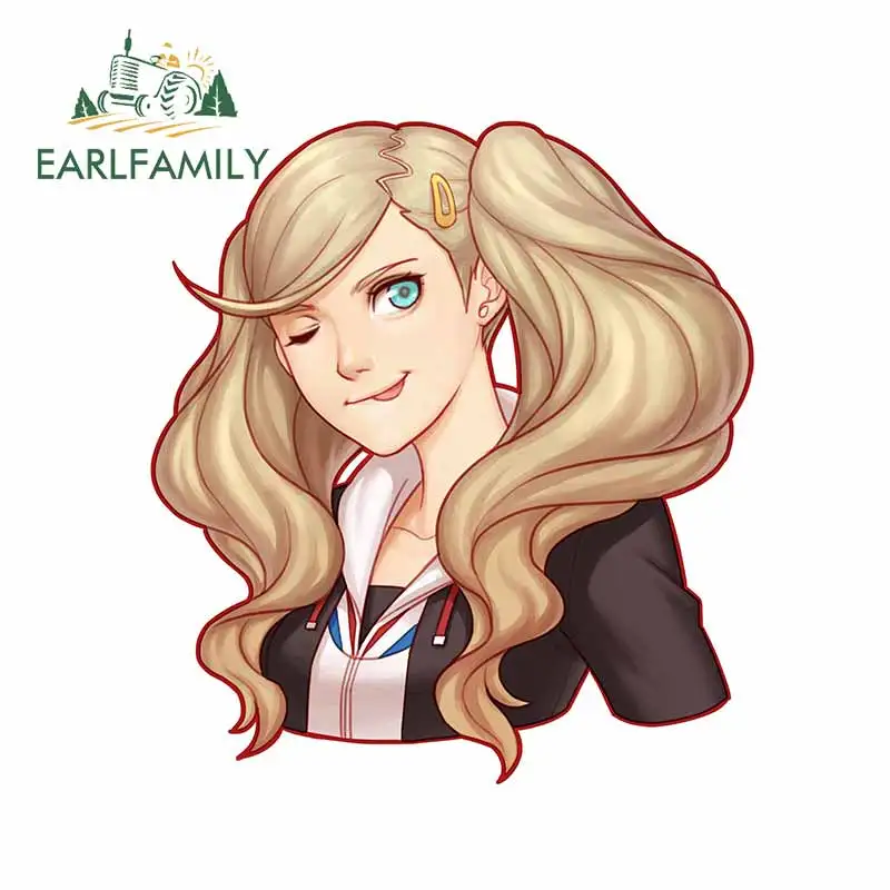 

EARLFAMILY 13 см x 11,8 см для PERSONA Ann Takamak наклейка мотоциклетные аниме автомобильные наклейки устойчивые к царапинам ветровое стекло Багажник автомобильный Стайлинг