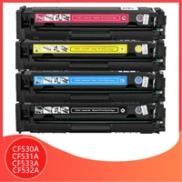 compatible color toner cartridge for hp cf530a cf531a cf532a cf533a 205a for hp laserjet pro 154 m154nw m180nw m180n printer