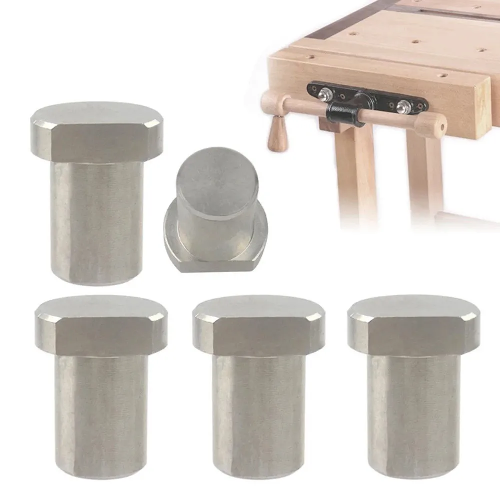 

4Pcs Woodworking Table Accessories Latch Workbench Stoppers Woodworking Table Stainless Steel Limit Tenon Blocks Quick Release