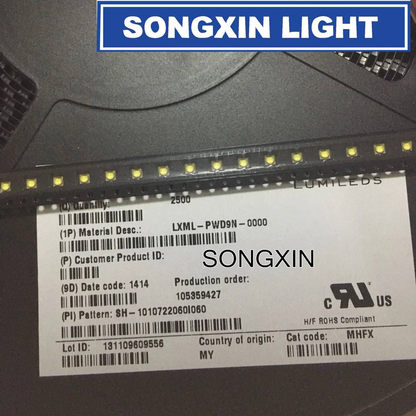 10 шт. Для LUMILEDS LED подсветка 3 Вт 3В 3030 холодный белый ЖК Подсветка для ТВ приложения