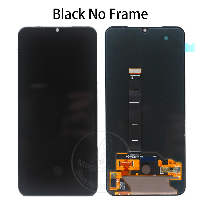 Black No Frame Для xiaomi mi 9 mi 9 ЖК-дисплей 6,39 ''AMOLED ЖК-дисплей для xiaomi 9 ЖК-дисплей кодирующий преобразователь сенсорного экрана в сборе+ Инструменты - Цвет: Black No Frame