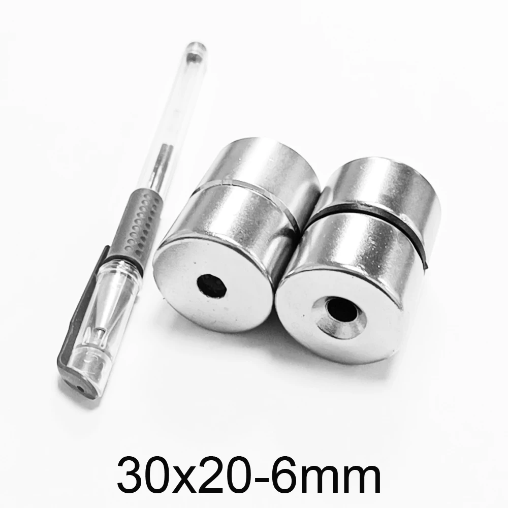 

Магниты Неодимовые, 30 х20-6 мм, с потайной головкой, 30 х20 мм, 1 шт./2 шт.