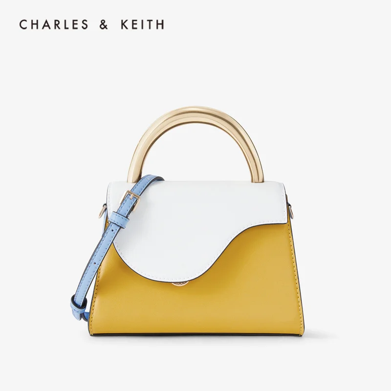 CHARLES＆KEITH Новинка на Весну и Лето2020 CK2-50270491 Женская Сумка Плечо ручная сумкас