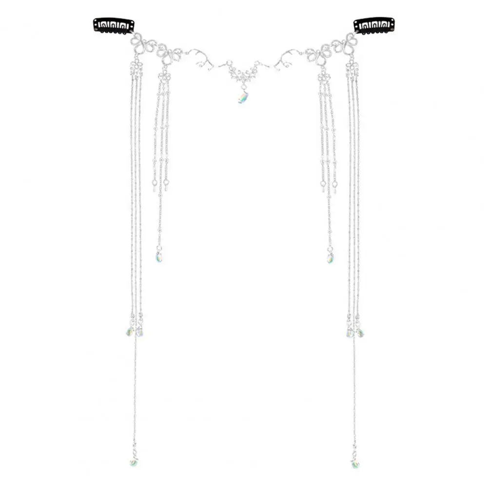 

Lightweight Beautiful Rhinestone Handmade Retro Head Chain Pendant Bridal Head Chain Chinese Style Hair Accessories