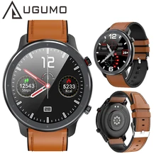 UGUMO Full touch ECG Smart Watch Men Sports Clock IP68 Waterproof Heart Rate Monitor Smartwatch bracelet for IOS Android phone