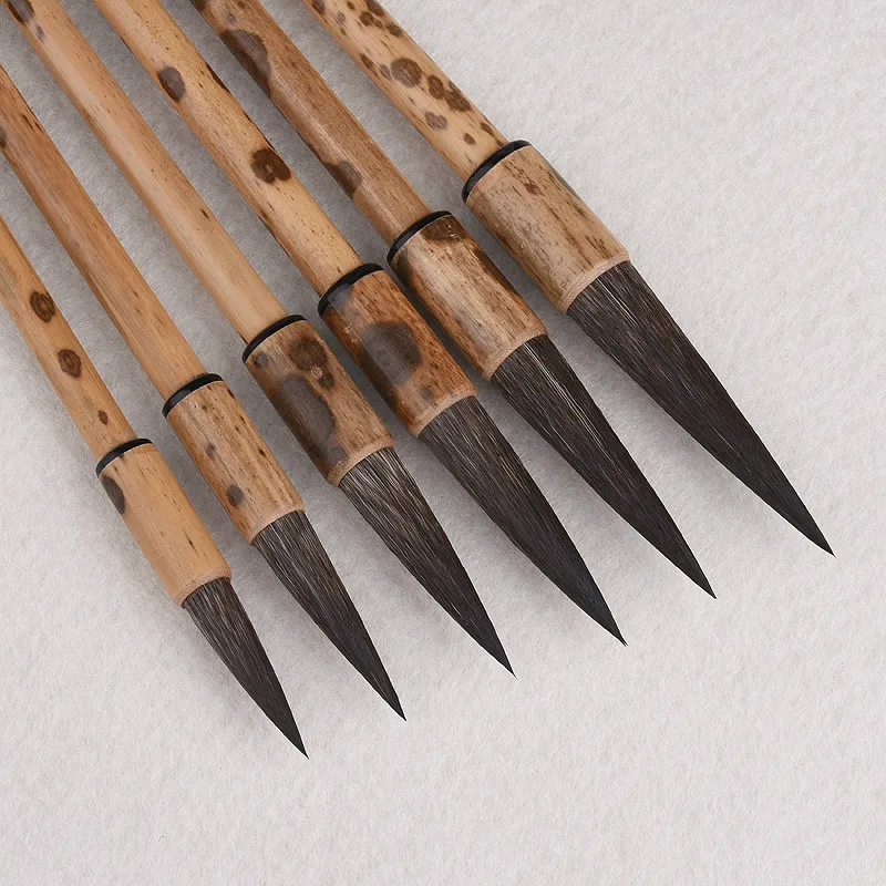 Набор кистей для китайской каллиграфии 6 шт. кисточки рисования мышей и венчиков