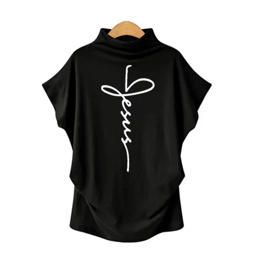 

New Fashion faith Letters Print T-Shirt For Women T-Shirt Female Women Tops Funny Cute Clothing