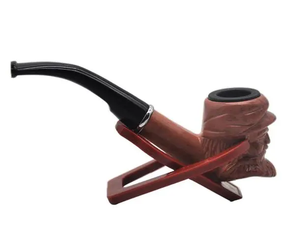 Курительная деревянная курительная трубка ручной работы табачная 135 см