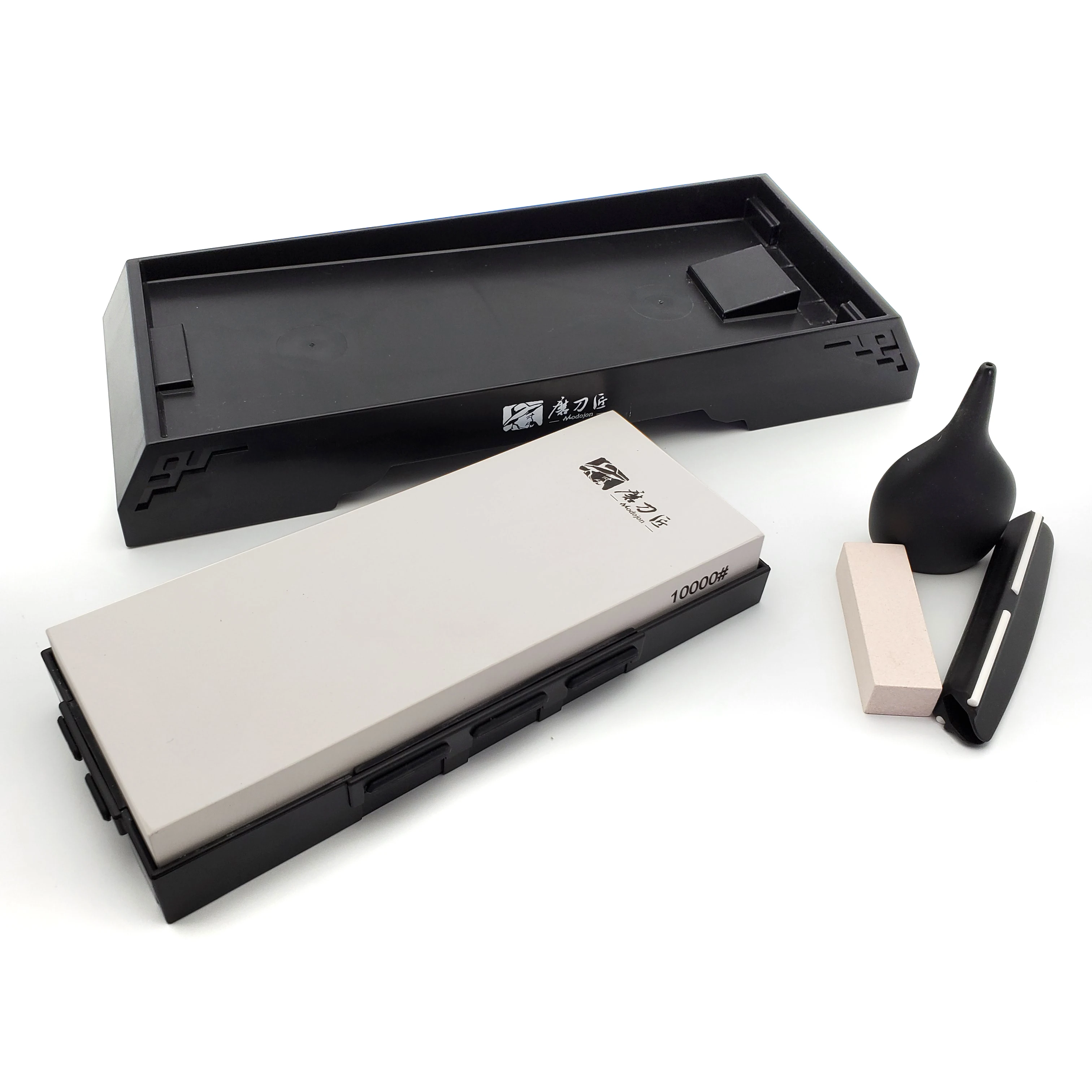 

TAIDEA 4Pcs/Set sharpening stone professional whatstone grinding stone kitchen knife sharpener 10000# Grit angle guide