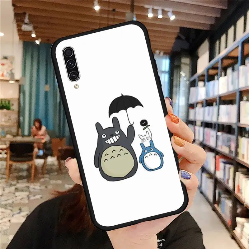 

Cute Totoro Spirited Away Phone Case For Samsung galaxy A S note 10 7 8 9 20 30 31 40 50 51 70 71 21 s ultra plus