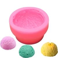3d ice cream ball shape silicone molds candle mold candle making silicone soap mold fondant chocolate moulds diy baking mould