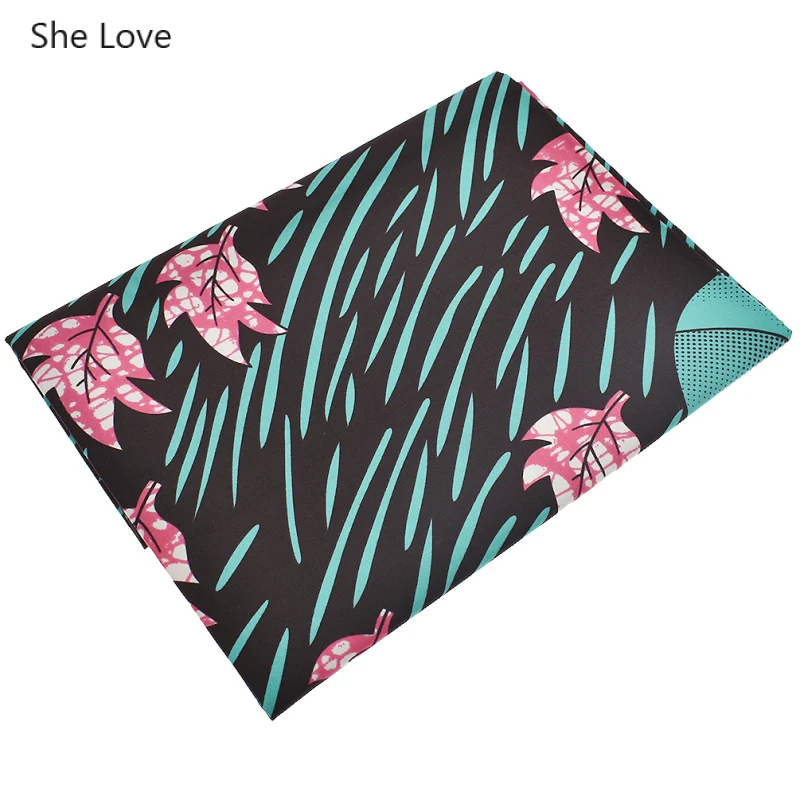 Chzimade 1 ярд/партия Анкара Африканский полиэстер воск кленовые листья принты для