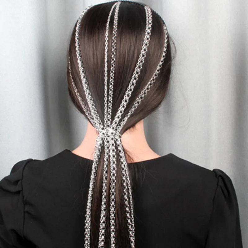 

Fashion Women Wig Extension Chain Head Chains BB Clip Hair Pins Hair Hoop Chain