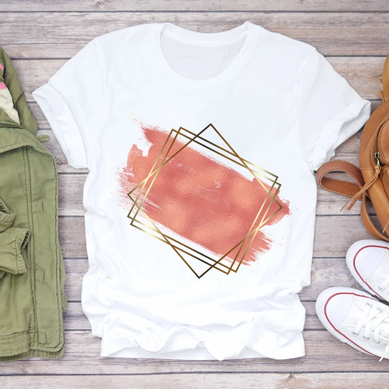 

T-shirt women 2021 Short Sleeve Female T-Shirt Casual Simple White T shirt Summer woman tshirts Streetwear Ladies t shirt femme