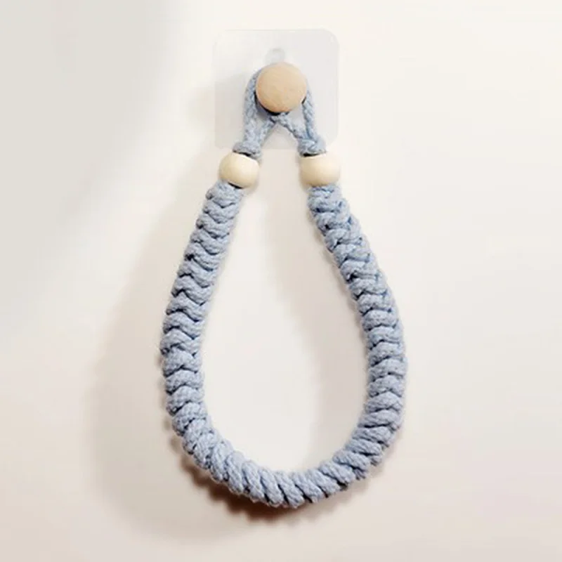 

Punch-free Hemp Rope Roll Paper Holder For DIY Home Bathroom Living Room Wall Hanging Decoration