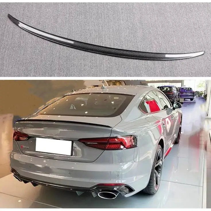Спойлер из углеродного волокна для AUDI A5 S5 RS5 B9 Sportback 2017 2018 2019 2020 2021 крыло выступ