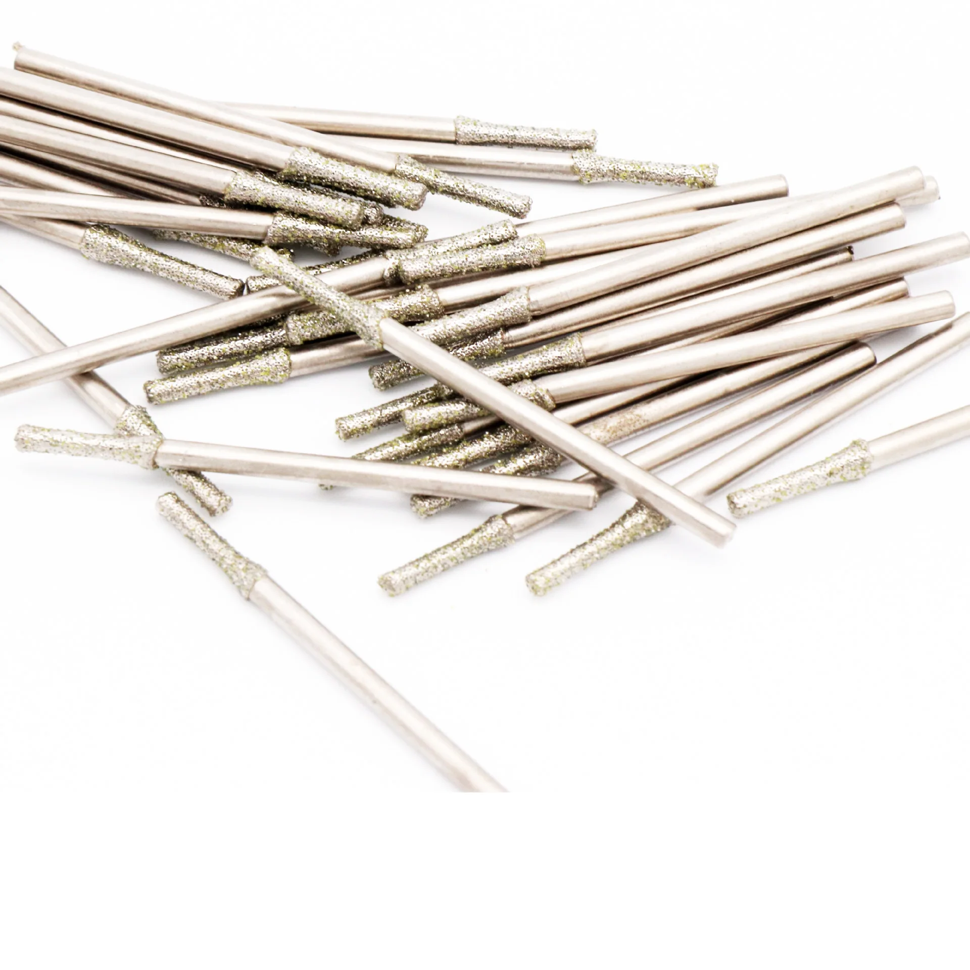 10-Piece Diamond Grinding Head Bur Bit Set for Dremel Rotary Tool Accessories Mini Drills image 5