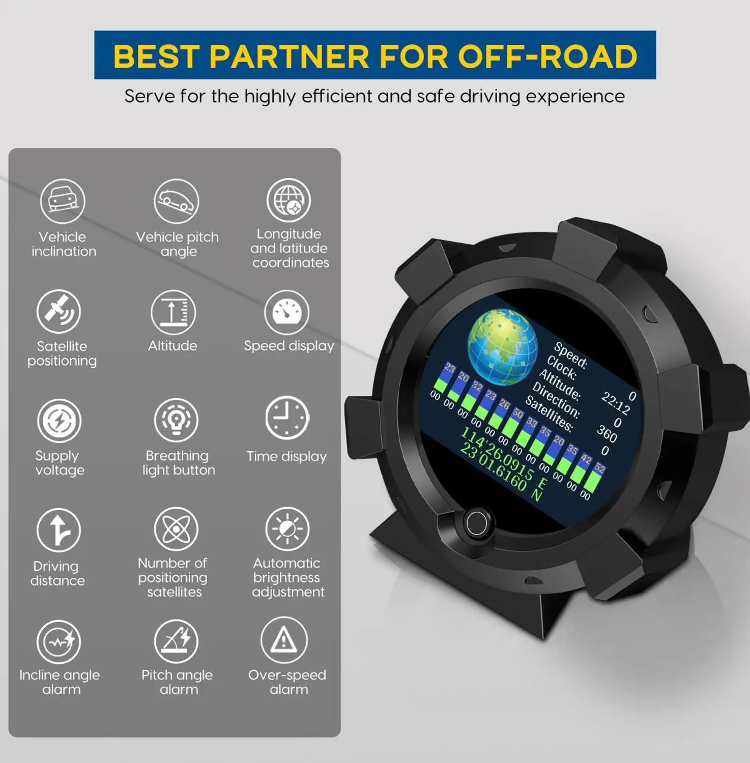 Авто Инклинометр AUTOOL X95 GPS многофункциональный измеритель отклонения угла