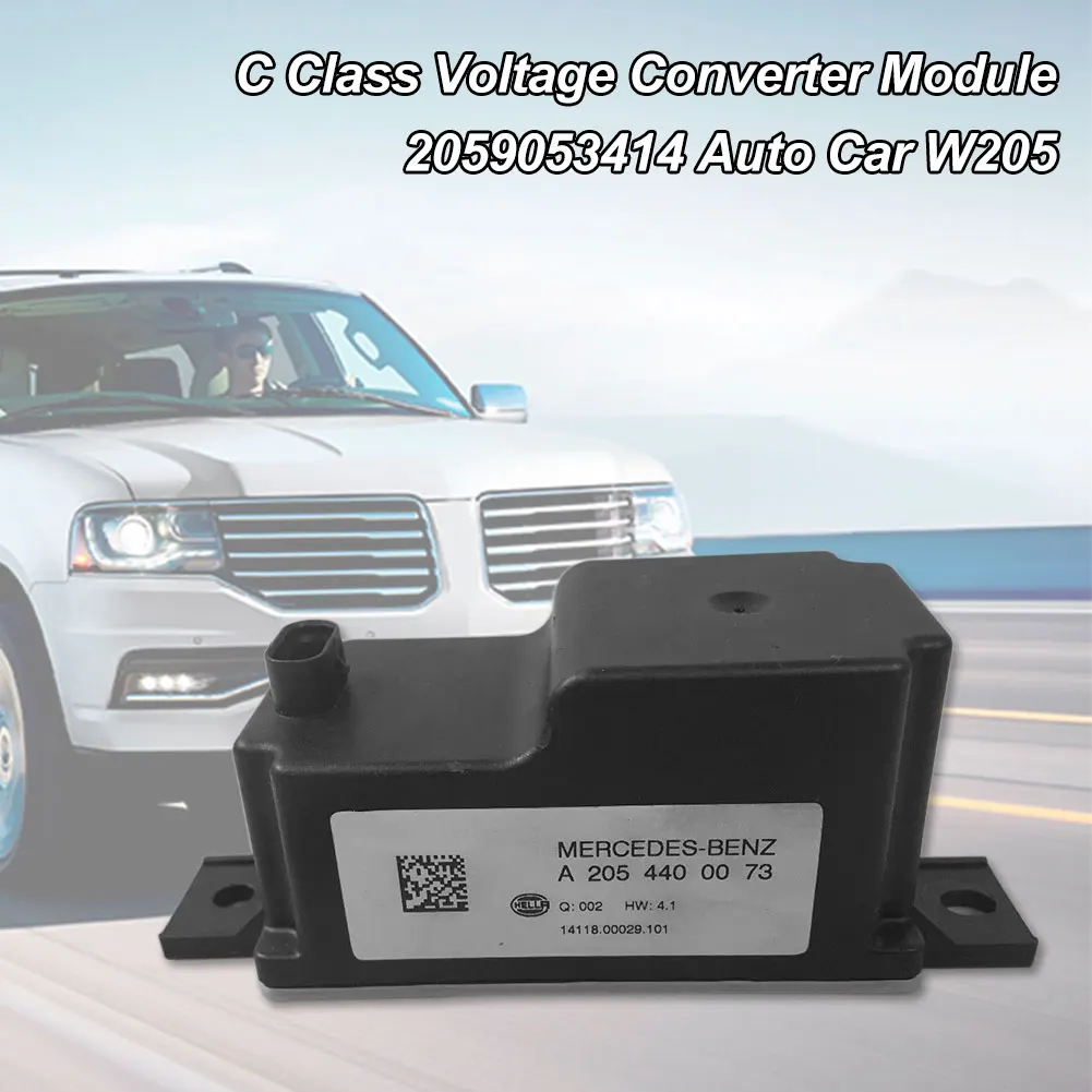 

Plastic W205 Easy Install Black Voltage Converter Module Practical Auto Durable Car 2059053414 Replacement C Class For Mercedes