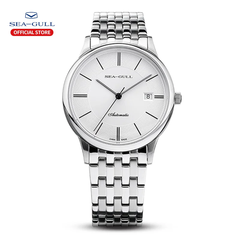 

Часы мужские механические водонепроницаемые с автоподзаводом, календарем и сапфировым стеклом