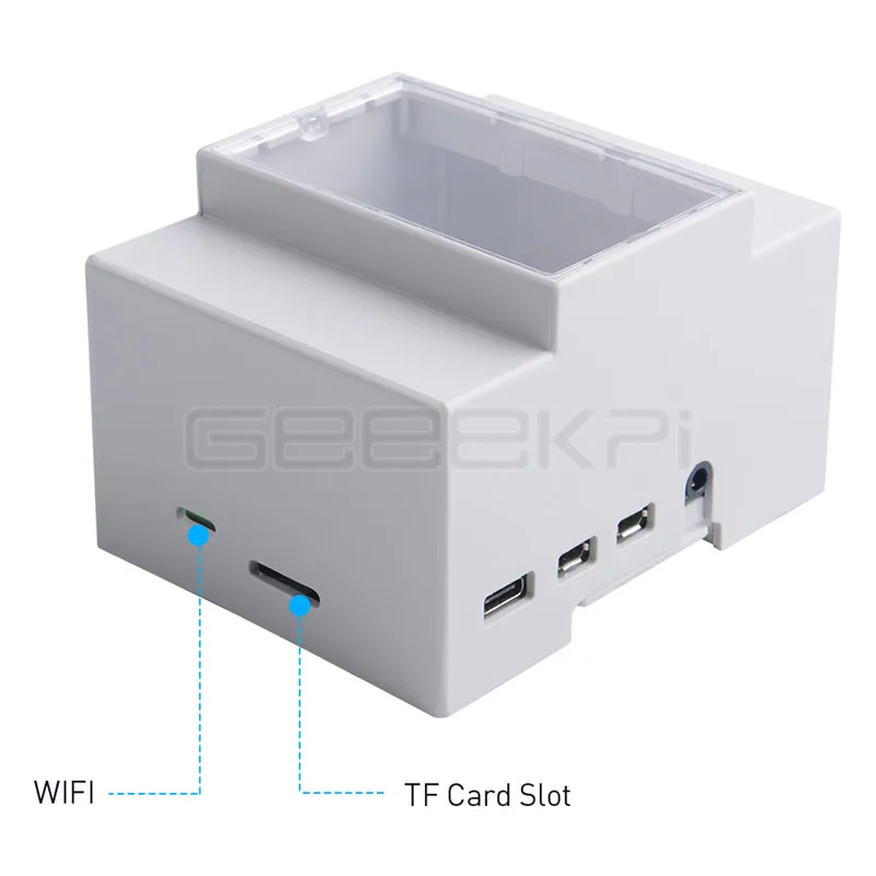 Пластиковый чехол GeeekPi ABS для электрической коробки Raspberry Pi с охлаждающим