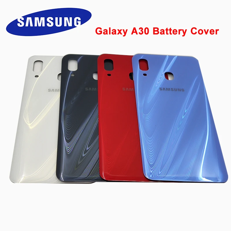 Samsung Galaxy A30 2019 задняя крышка батарейный чехол дверь Корпус Крышка Замена для samsung a