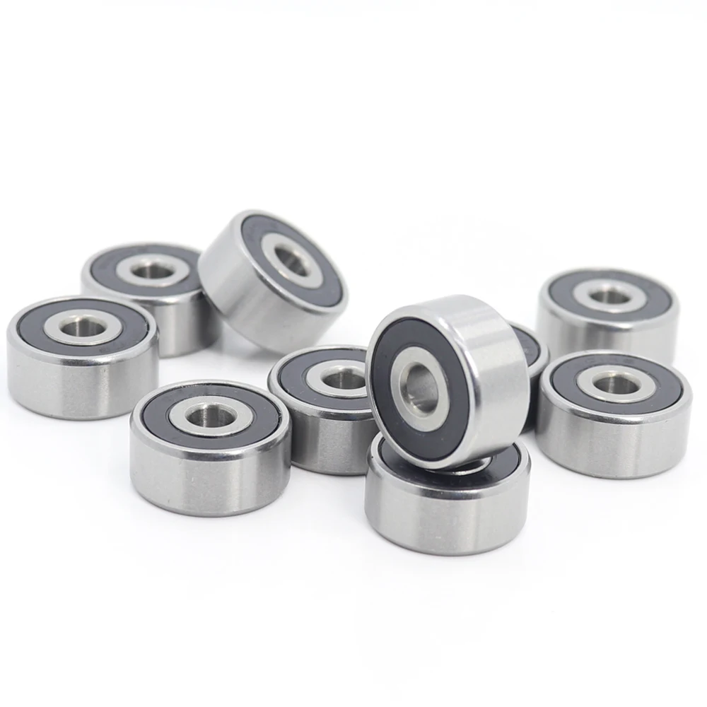 1616 2RS ABEC-1 (10 шт.) 1/2 &quotx1 1/8&quot x3/8 &quotдюймовые шариковые подшипники 12 7 мм x 28 575 9 525 1616RS |