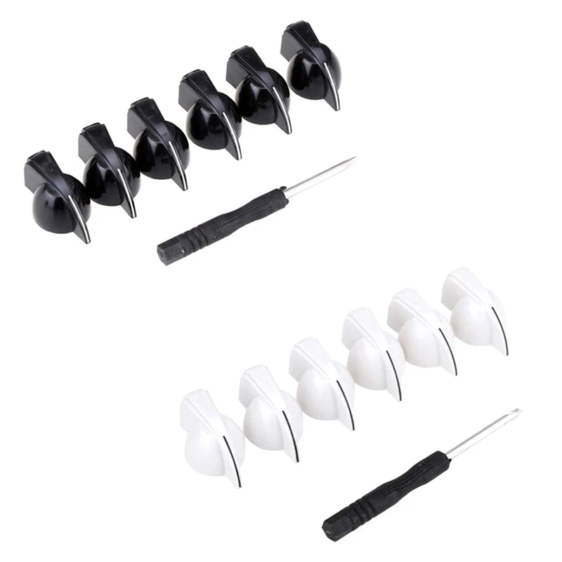 

Pro Imperial Inch Size Guitar Amplifier Effect Pedal Chicken Head Pointer Knobs with Set Screw