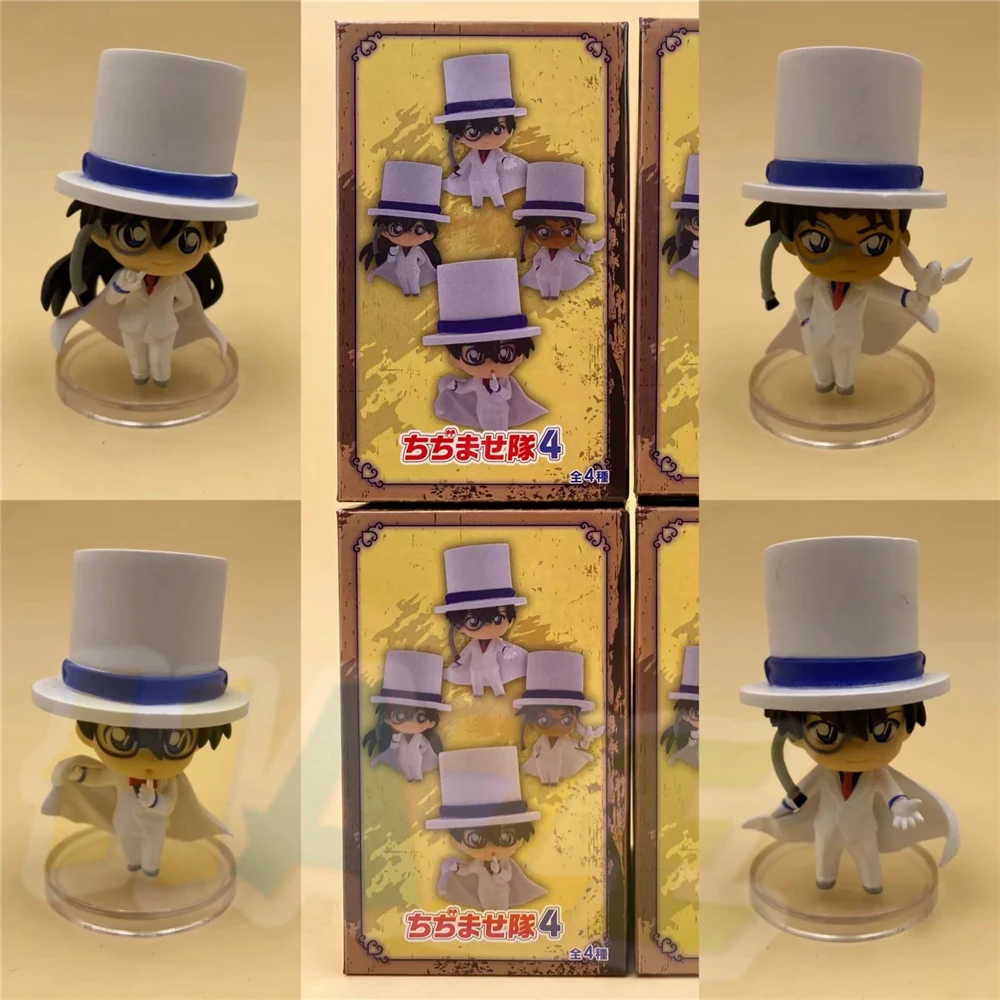 

4pcs/set Anime Detective Conan Kaitou Kiddo Figure Figurine Model Toy Collection