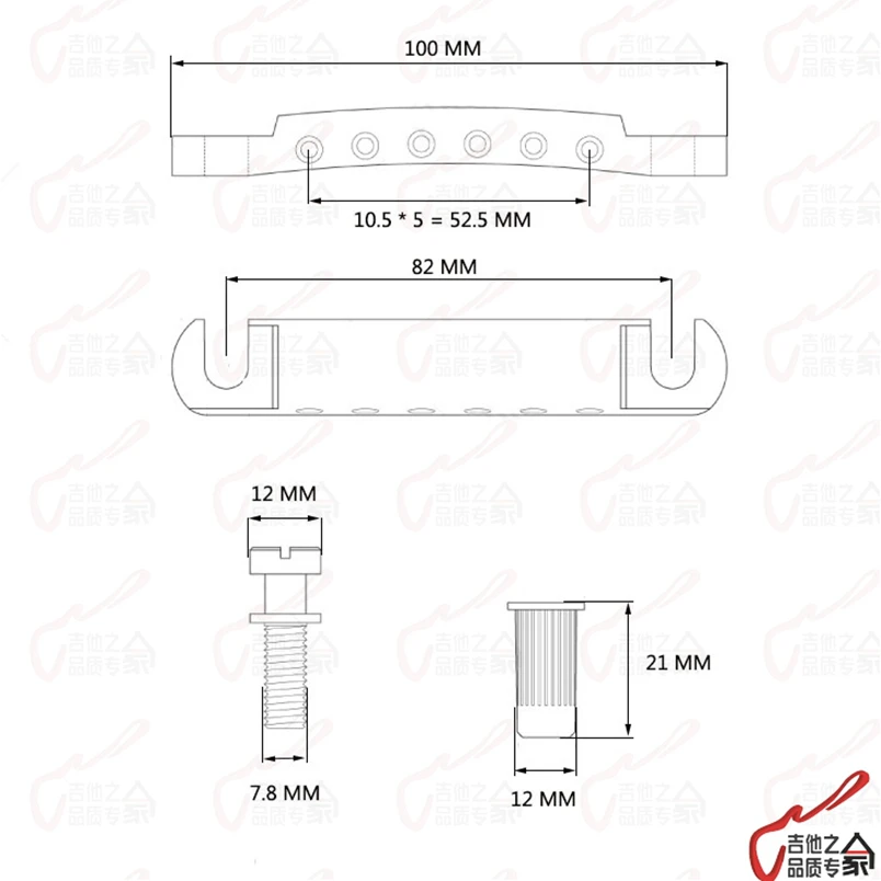 Сделано в Корее 1 комплект аксессуары для семейной гитары мост электрогитары
