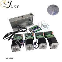 promotion cnc router kit 4 axis 4 tb6560 stepper motor driver interface board 4 nema23 270 oz in motors power supply