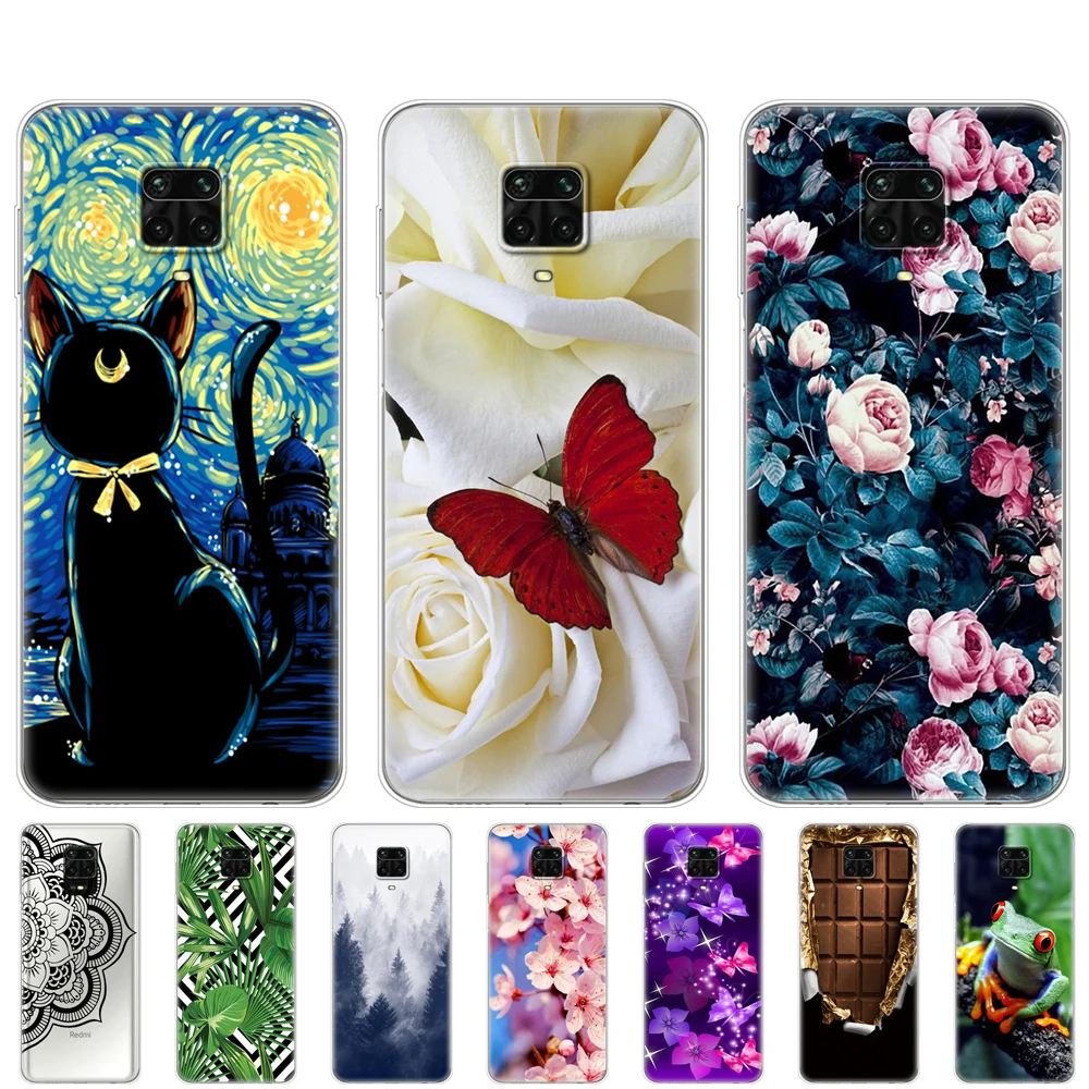 

Silicon Case For Xiaomi Redmi Note 9S Painting Soft TPU Back Phone Cover For Redmi Note9S Fundas 6.67" Protective Coque Bumper