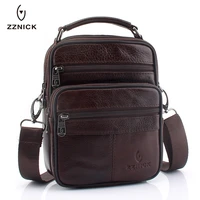 hot sale 2021 new small genuine cowhide leather mens shoulder bag clutch handbag messenger male bags crossbody sling tote small