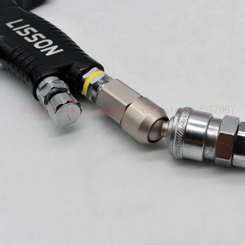 

1/4-Inch Air Tool Swivel Fitting, 2 Pcs 360 Degree Swivel Air Hose Connector Industrial Swivel Portable Air Tool Adapter