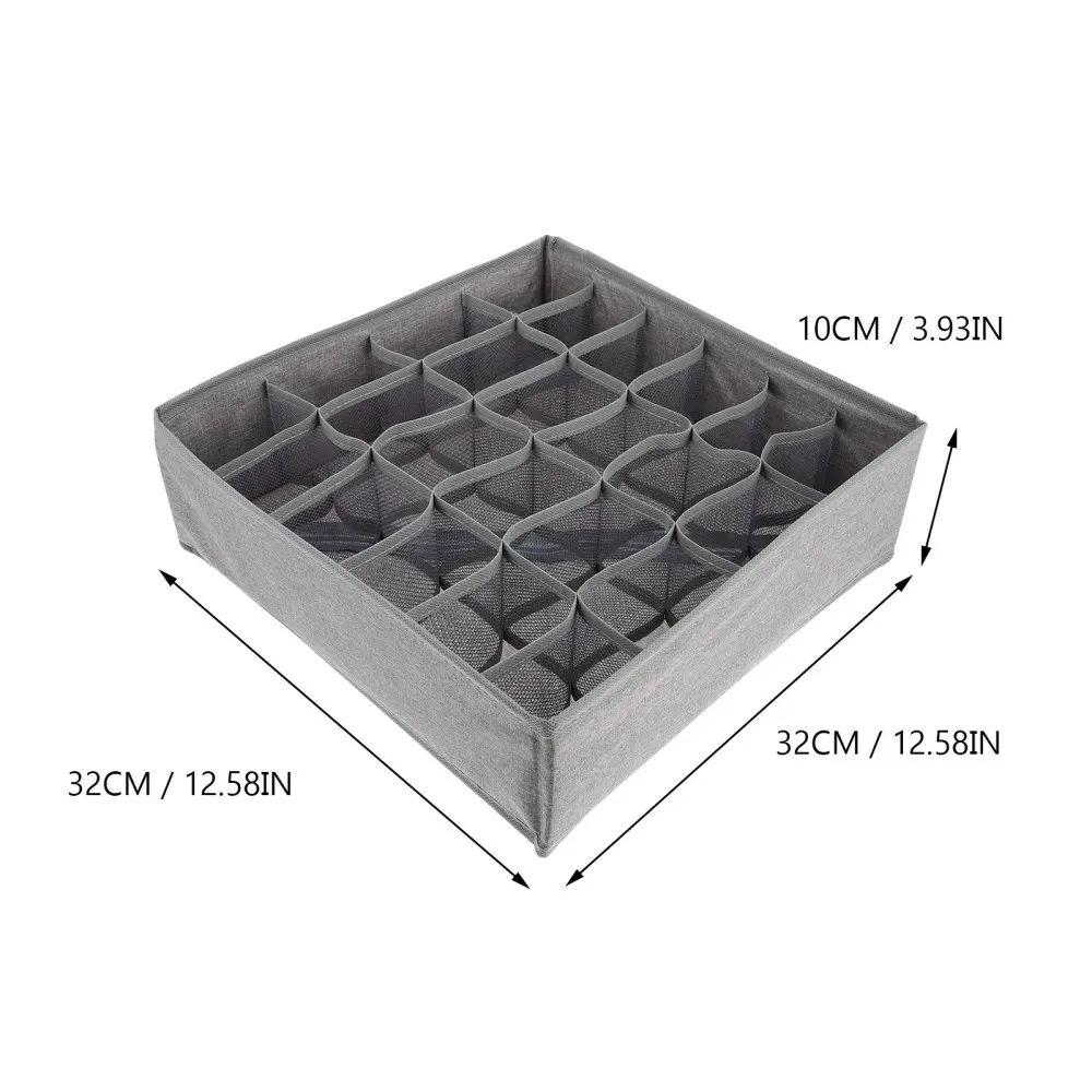 

2pcs Compartment Underwear Storage Case Storage Case Socks Box for Home