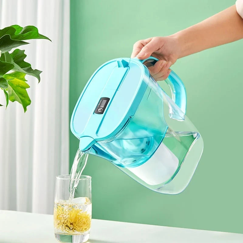 

2.4/3.5L Household Water Purifier Large Capacity Kitchen Portable Water Filter Water Smart Timing Activated Carbon Net Kettle